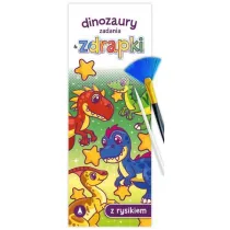 Wydrapywanka 80X215 Dinozaury. Zadania & zdrapki SKRZAT 074888