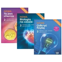 Pakiet: NOWA Biologia na czasie 2. Podr�cznik, NOWA To jest chemia 2. Podr�cznik, NOWE Odkry� fizyk� 2. Podr�cznik. Liceum i technikum. Zakres podstawowy. Edycja 2024
