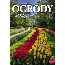 Kalendarz 2025 A4 cienny Ogrody