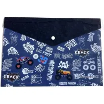 Fresh Teczka A4+ plastikowa z klipsem Monster Truck