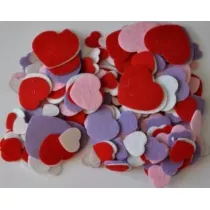 Brewis Naklejki z filcu serca 200 szt.