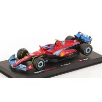Bburago model bolid f1 ferrari sf-24 gp miami 2024 carlos sainz 1:43