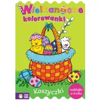Wielkanocne kolorowanki. Koszyczki