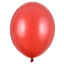 PartyDeco Balony Strong Pastel Poppy Red 30 cm 10 szt.