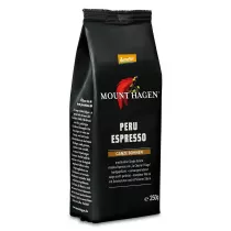 Mount Hagen Kawa ziarnista arabica 100 % peru espresso demeter 250 g Bio