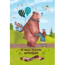 Trend Kartka okoliczno�ciowa W dniu urodzin mi�