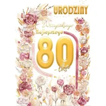 Henry KARNET URODZINY 80 A5 Z KOP ZLOC SUCHATKI HE FOL