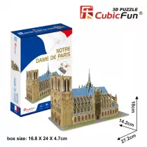 Puzzle 3D 53 el. Katedra Notre Dame Cubic Fun