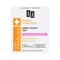 Aa Cera Wraliwa krem tusty do cery suchej i normalnej 24h - bezzapachowy 50 ml