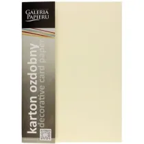 Argo Karton ozdobny A4 kremowy 200g Holland GALERIA PAPIERU 200504