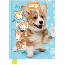 Happy Color Pamitnik z kdk 80 kartek Corgi