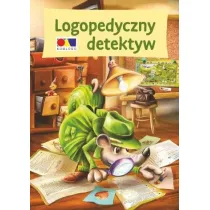 Pakiet Logopedyczny Detektyw: Wiersze i opowiadania, �wiczenia rozwijaj�ce my�lenie i mow� dziecka, krzy��wki, plakaty, etykiety, figurka szczurka Jurka, lupa