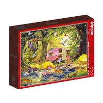 Puzzle 1000 el. Wr�kowy camping z przyjaci�mi Alipson