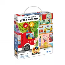 Puzzle CzuCzu 40 el. Tak dziaa Stra poarna Bright Junior Media