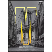 Top-2000 Zeszyt City A5 z marginesem Linia, 9 mm, margines 60 kartek