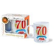 Kukartka Kubek Premium Urodziny 70