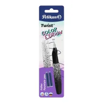 Pelikan Pi�ro wieczne Twist Color Edition Stal M. bia�o-czarne + naboje