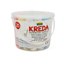 Kreda chodnikowa w wiaderku