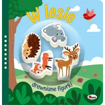 W lesie Drewniane figurki