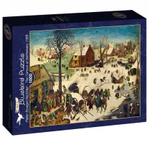 Puzzle 1000 Spis ludnoci w Betlejem Brueghel 1566 Bluebird Puzzle