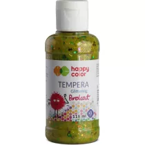 Happy Color Farba tempera brokatowa, zoty, 118 ml
