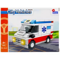 Klocki konstrukcyjne City 102 elementy ALLEBLOX