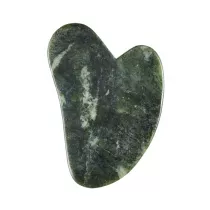 Glov Jade Gua Sha Green kamie do masau twarzy Zielony