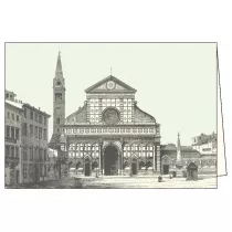 Karnet z kopert ITW 007 Firenze Basilica S. Maria