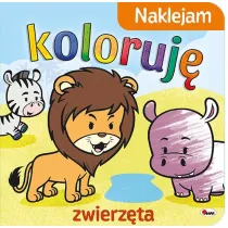 Naklejam koloruj Zwierzta