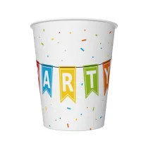 Godan Kubeczki papierowe Kolorowe Party 250ml