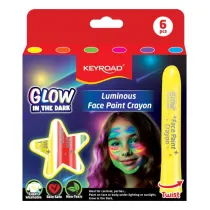 Kredki do malowania twarzy KEYROAD Luminious fluorescencyjne 6 kolorw