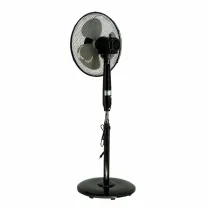Volteno Wentylator podogowy czarny + pilot 40 cm podstawa koo