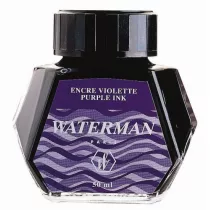 Waterman Atrament do pi�r fioletowy 50ml