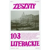 Zeszyty literackie 103 3/2008