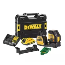 Dewalt Laser krzy�owy 12/18v dce088d1g18 30m 1x2,0ah 18v zielony