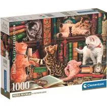 Puzzle 1000 Curious Whiskers Clementoni
