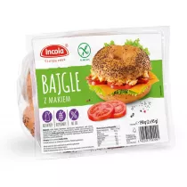 Incola Bajgle z makiem bezglutenowe 2 x 95 g