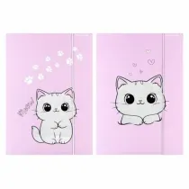 Starpak Teczka z gumk A4 Kotek pluszowy mix