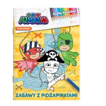 PJ Masks. Pidamersi. Dodaj kolorw! Moc zabawy