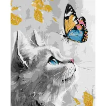 Ideyka Malowanie po numerach - Marzycielskie Koci�tko 40x50cm