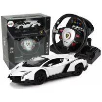 Auto zdalnie sterowane Lamborghini Veneno biae Leantoys
