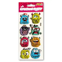 Penmate Naklejki puffy Emotion Monster