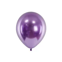 PartyDeco Balony Glossy 30cm, fiolet: 1op./50szt.