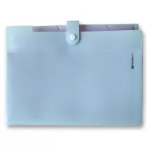 Penmate Teczka z 5-ma przegr�dkami A4 PP-105 pastelowa niebieska