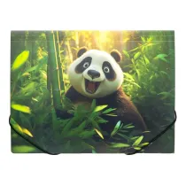 Panta Plast Teczka A4 PP na gumk� z nadrukiem Panda