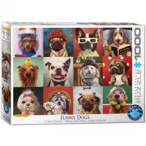 Puzzle 1000 el. Funny Dogs by Lucia Heffernan Eurographics