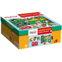 Ludattica Animated puzzle Children of the World Lisciani
