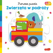 Zwierzta w podry. Akademia Mdrego Dziecka. Pierwsze puzzle