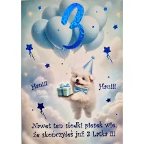 Yeku Karnet Urodziny 3 3K