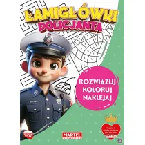 amigwki policjanta z naklejkami